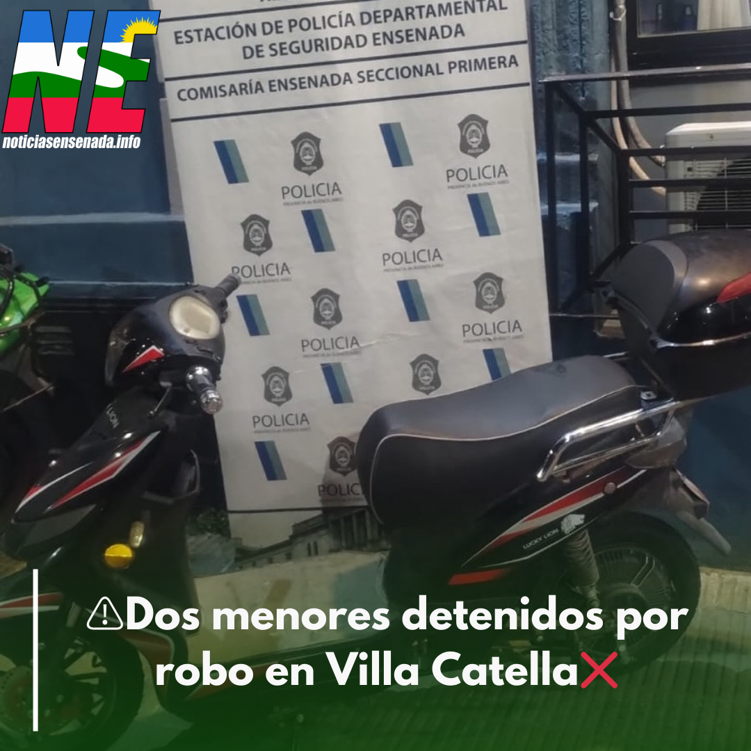 Dos menores detenidos por robo en Villa Catella